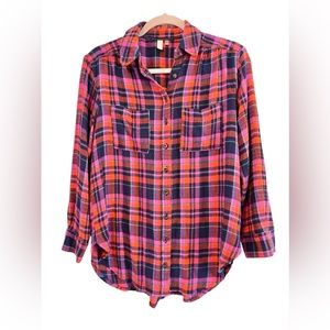 Anthropologie Pilcro Button-down Shirt Size XS EUC